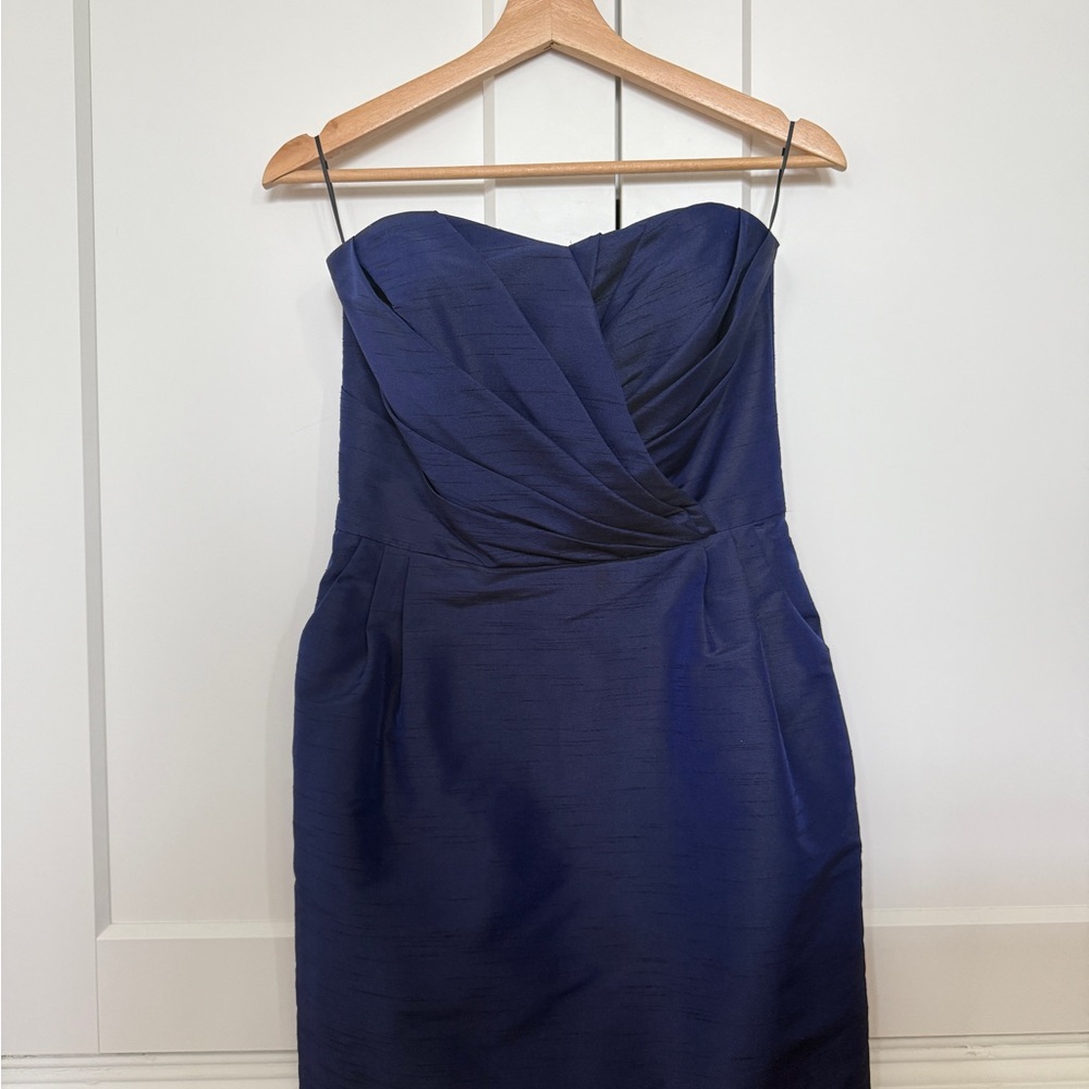 Lula Kate Navy Blue Strapless Dress